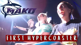 VLOG: First Time Riding a Hypercoaster | Mako at Night | Seaworld Orlando 2021