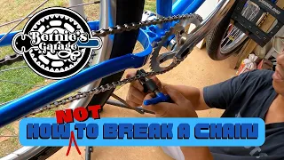 How NOT to break a bicycle chain! - Upgrading the SE Bikes Monster Quad