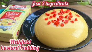 Weikfield Custard Powder Recipe | Weikfield Custard Pudding | Custard Pudding Recipe | Weikfield