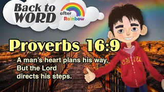 Proverbs 16:9 ★ Bible Verse | Memory Verse for Kids