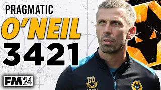 GARY O'NEIL WOLVES TACTIC IN FM24 | 3-4-2-1 UNDERDOG TACTIC