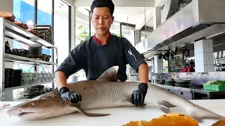 Vietnamese Street Food - GIANT SHARK NUGGETS Seafood Vietnam