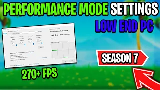 How To Fix Performance Mode in Fortnite! BOOST FPS, Fix Stutters, Reduce Input Delay