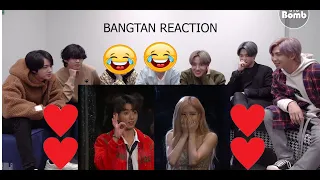 BTS  reaction Flinch w/ BTS & BLACKPINK (Crack)