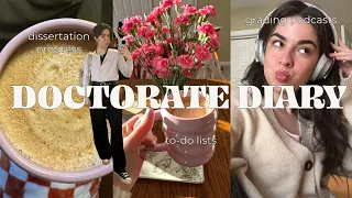 REALISTIC DAY IN THE LIFE OF A PHD STUDENT: balancing the dissertation, teaching, & life vlog