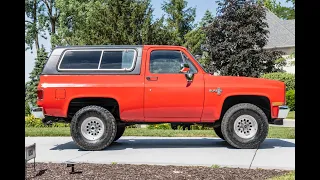 1985 Chevrolet Blazer  K5 Walk-around Video