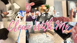 Realistic Clean With Me || Working Mom Clean 2024