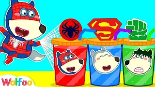 Wolfoo Pretend Play Superheroes with Superhero Hand Wash - Yes Yes Stay Healthy | Wolfoo Challange