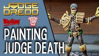 How-to paint 2000 AD Judge Death with Army Painter Speed Paints.