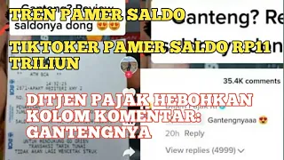 TikToker Pamer Saldo Rp11 Triliun, Ditjen Pajak Hebohkan Kolom Komentar: Gantengnya