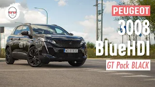 Peugeot 3008 1.5 BlueHDi AT8 GT Pack Black 2022 test PL Pertyn Ględzi