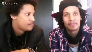 Google Hangout with Les Twins