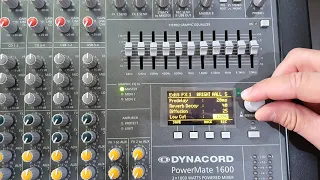 Mixer DYNACORD PM (CMS) - REVERB (Tutorial Ro)