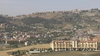 "Enna città". Sicilia. Italia in 4K