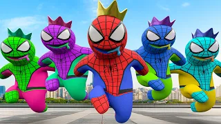 Rainbow Friends 3 | RAINBOW FRIENDS But They're SPIDER-MAN?! | 2D 3D Animation IRL