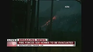 BREAKING: Big fire near Lake Tahoe