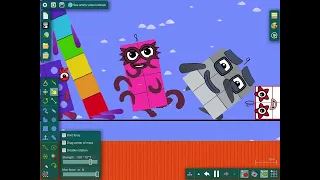 Numberblocks The Floor Is Lava + Black Hole 1