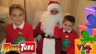 NocheBuena y Regalos de Navidad 🎁 con Papa Noel 🎅 en MikelTube Vlog.