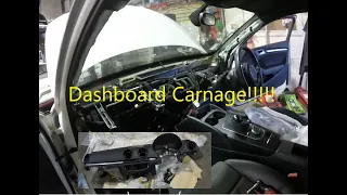 I Bought A CHEAP Synetiq Salvage 2013 Audi A3 And Im Going To Repair It Pt7 : Dashboard Chaos!!!!!!!