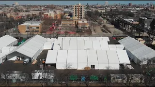 FEMA Opens a Community Vaccination Center at the United Center in Chicago, Illinois