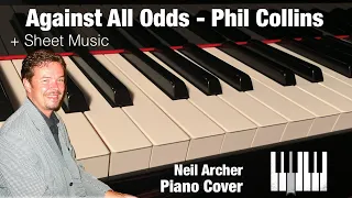 Against All Odds (Take A Look At Me Now) - Phil Collins - Piano Cover + Sheet Music