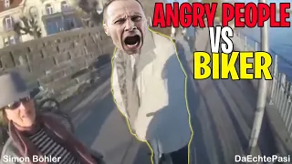 Grundlos Aggressiver Typ! GERMAN ROAD RAGE!😡ANGRY PEOPLE vs. BIKER German Compilation 🔥 2022