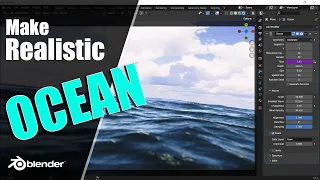 Create Ocean with Foam in 2 Minutes - Blender