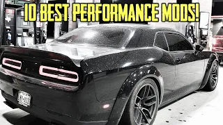 BEST 10 PERFORMANCE MODS FOR DODGE CHALLENGER CHARGER SXT (V6) PENTASTAR! | 4.9 SECOND 0-60!