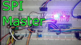 SPI Master 🔴 ATmega328P Programming #12 AVR microcontroller Serial Peripheral Interface Atmel Studio