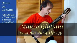 Mauro Giuliani Lezione Opus 139/4