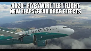 MSFS 2020 - FlyByWire A320 Test Flight - New Drag Effects | SBBR - SBRJ | A320NX FlyByWire