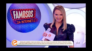 Famosos da Internet: Ronildo quebra tudo no palco e surpreende jurados (Programa Eliana, 12/07/2020)