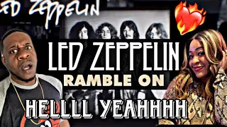 GAVE US A NATURAL HIGH!!!   LED ZEPPELIN - RAMBLE ON (REACTION)