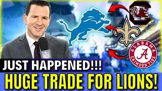 LATEST NEWS! BIG TRADE IN DETROIT! 3 TEAMS NEGOTIATING STARS! NEW REINFORCEMENT?! DETROIT LIONS NEWS