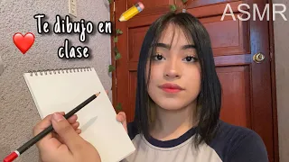 ASMR compañera amable te dibuja 🤗