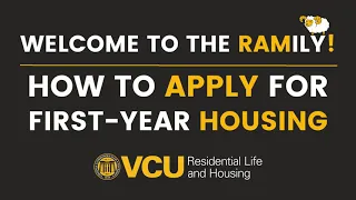 How to Apply for First Year Housing