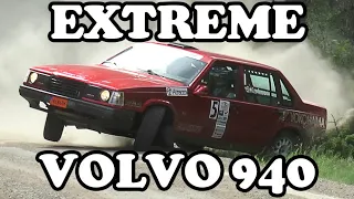 Extreme Volvo 940 Rallying! | Crashes & action