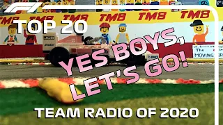 Top 20 Team Radio Moments From The 2020 Lego F1 Season!