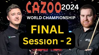 Kyren Wilson vs Jak Jones| FINAL| World Championship 2024 Session-2