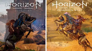 horizon forbidden west vs horizon zero dawn - physics and details