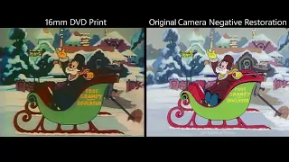 Christmas Comes But Once A Year | Restoration Comparison | Max Fleischer Color Classic