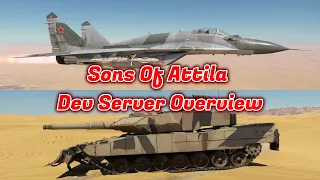 Sons of Attila Dev Server Overview - All The New Vehicles, Tech Trees, And Animations [War Thunder]