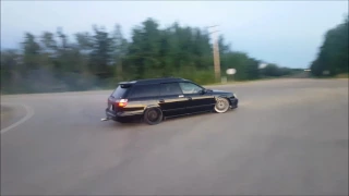 RWD subaru legacy First drifts *FAIL*