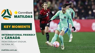 CommBank Matildas v Canada | Key Moments | International Friendly