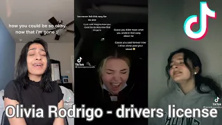 Olivia Rodrigo - drivers license || TikTok Cover Compilation