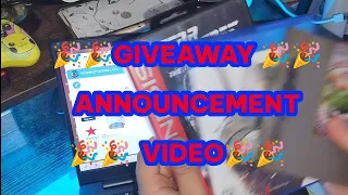 🎉🎉💥💥 GIVEAWAY WINNER ANNOUNCEMENT VIDEO 💥💥🎉🎉