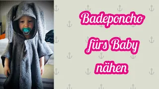 Badeponcho fürs Baby nähen