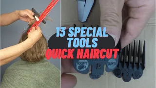 13 Special Tools For A Quick Haircut & Easy Maintenance