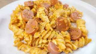 Receta sencilla y deliciosa de "Pasta con Salchicha", para disfrutar en pocos minutos