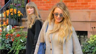 Taylor Swift Smile When Blake Lively Says Your Boyfriend is Waiting in New York City